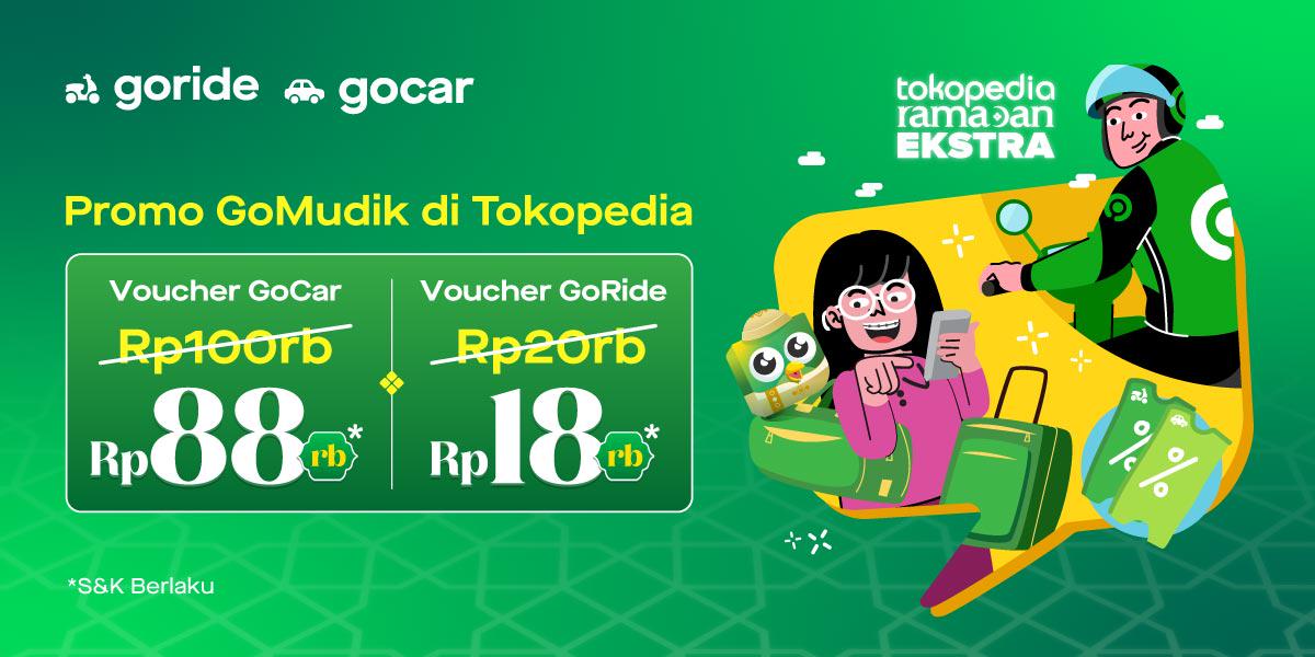 GoRide GoCar Voucher Diskon Rp12.000
